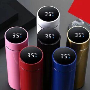 500ml Smart Stainless Steel Thermos Bottle with LED Temperature Display –Celsius